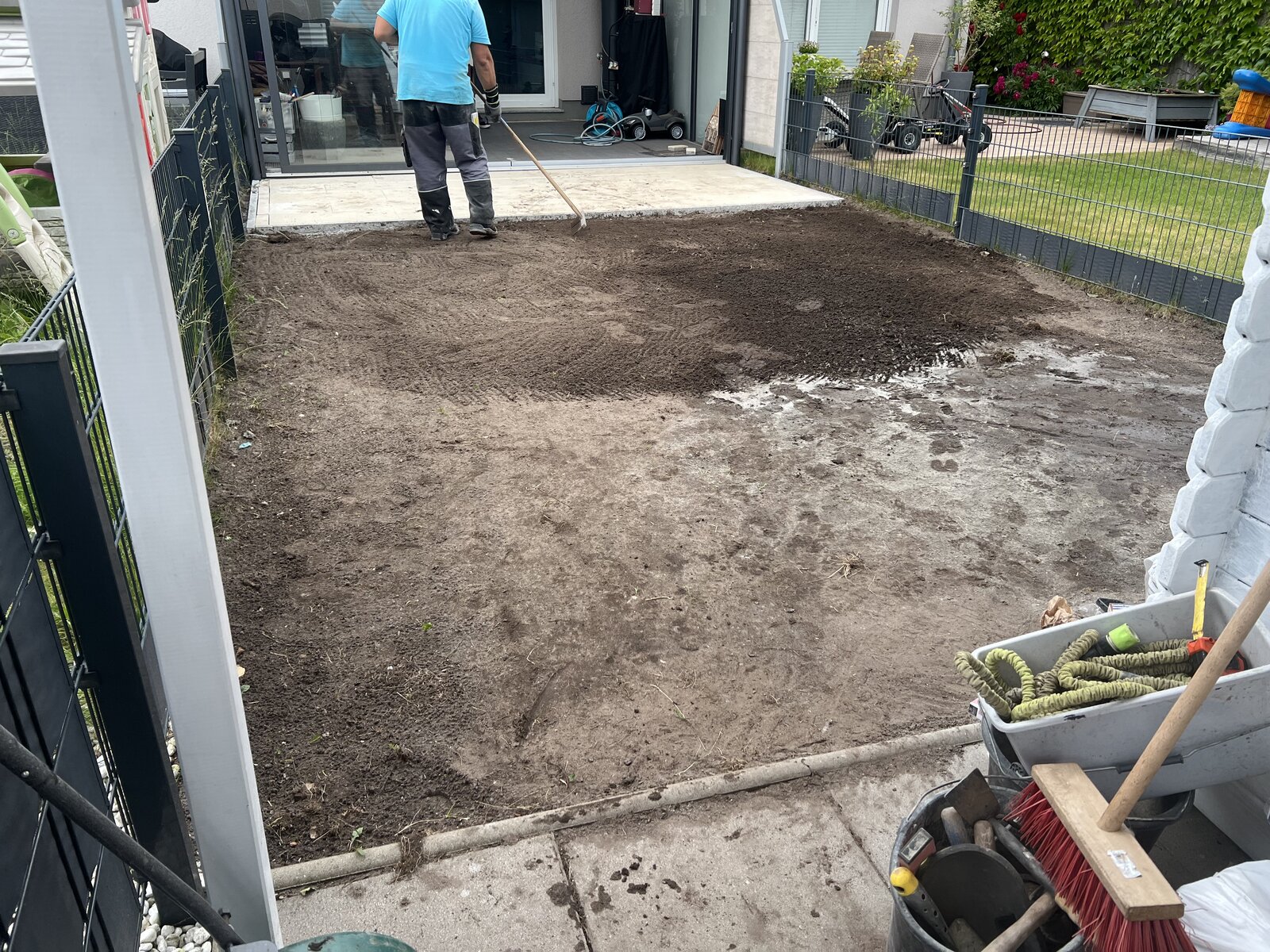 Garten vor der Neugestaltung in Bremen Arsten – vorher